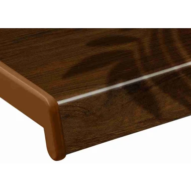 Подоконник Crystallit орех глянцевый