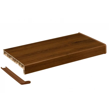 Подоконник Crystallit орех матовый