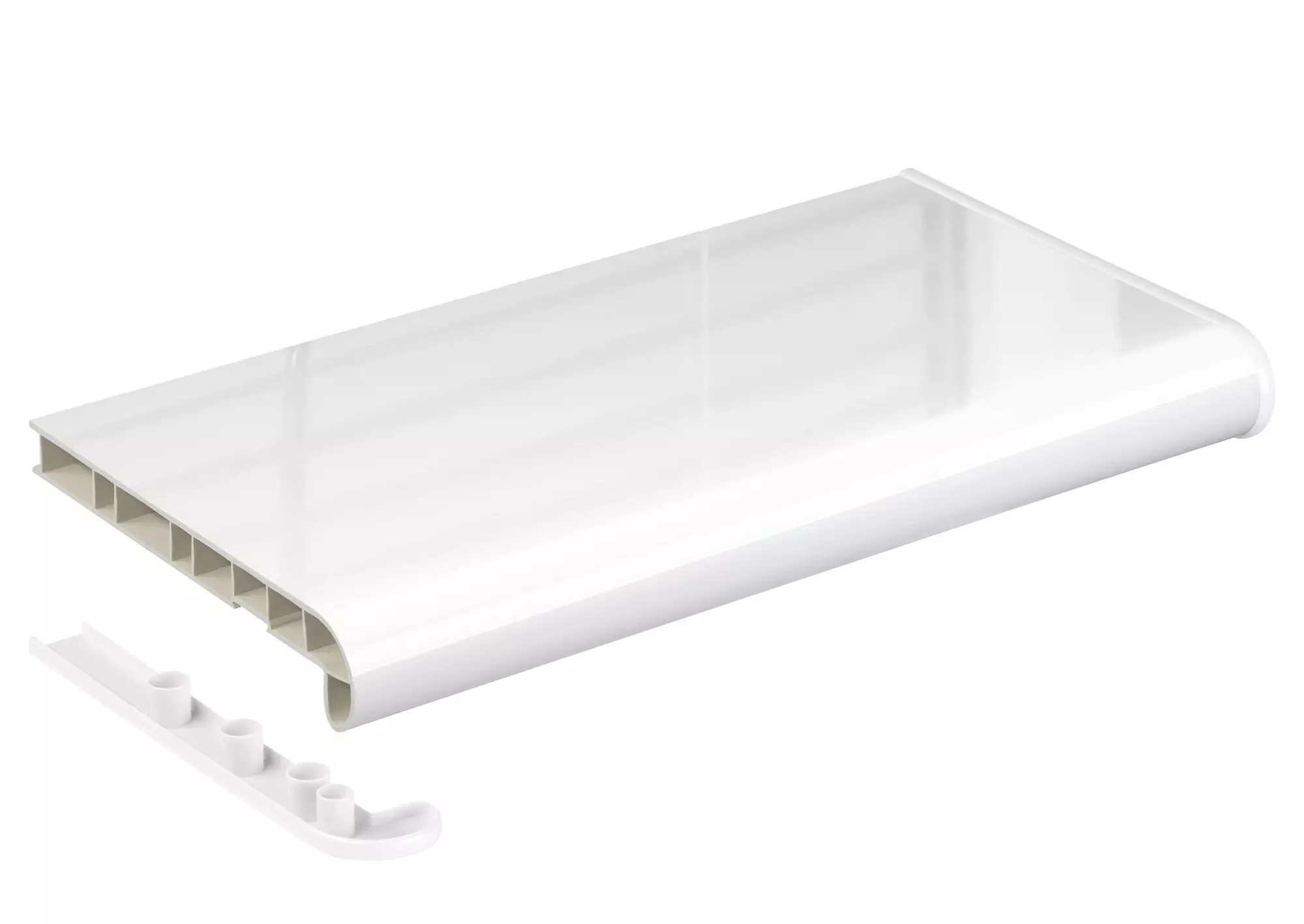 Подоконник Estera белый глянец