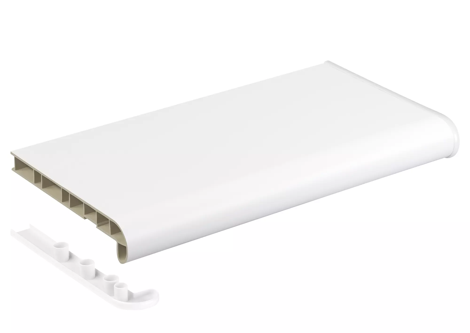 Подоконник Estera белый сатин