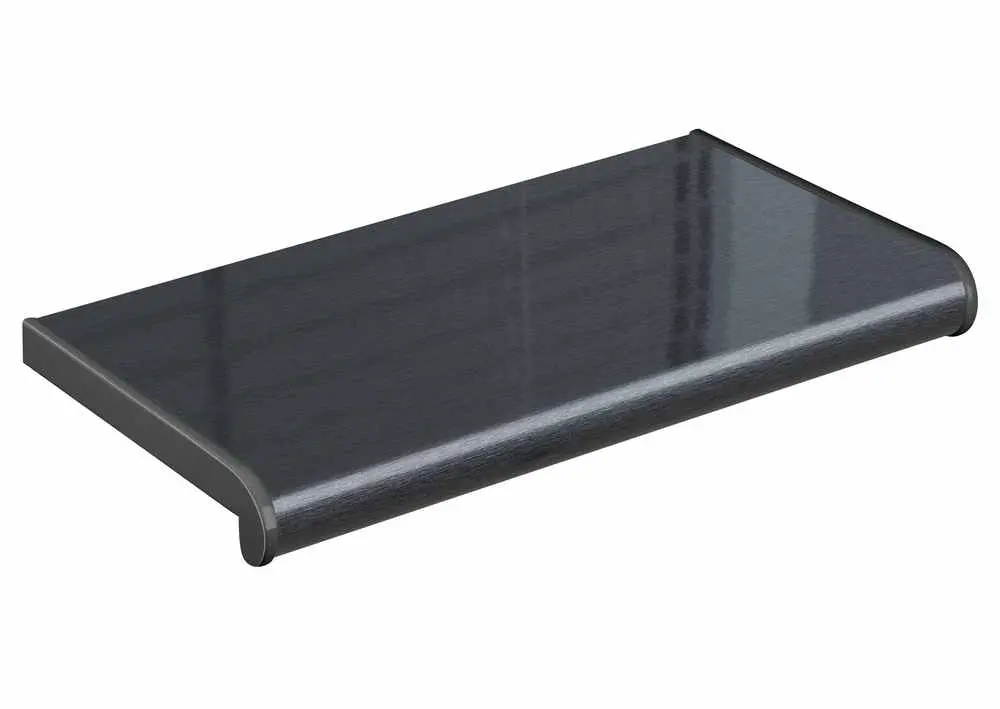 Подоконник Estera графит глубокий глянец