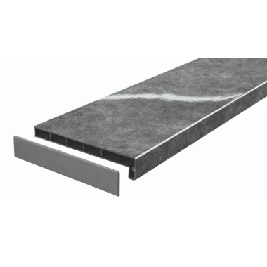 Подоконник Moeller LD-40 серый топаз глянец