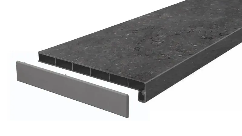 Подоконник Moeller LD-40 серый топаз матовый