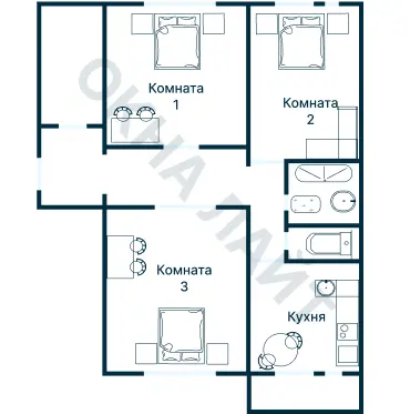 Планировка 3664