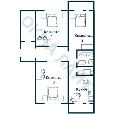 Планировка 3668