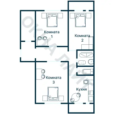 Планировка 3668