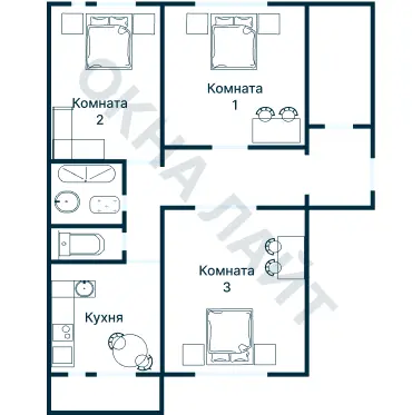 Планировка 3671