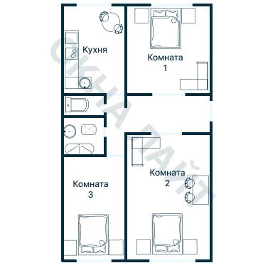 Планировка 3673