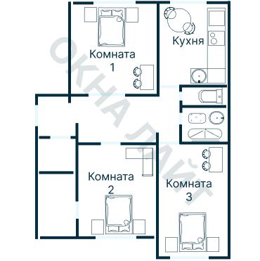 Планировка 3725