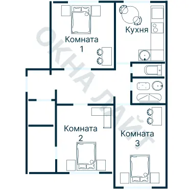 Планировка 3725