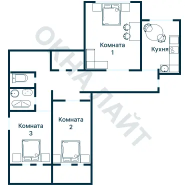 Планировка 3732