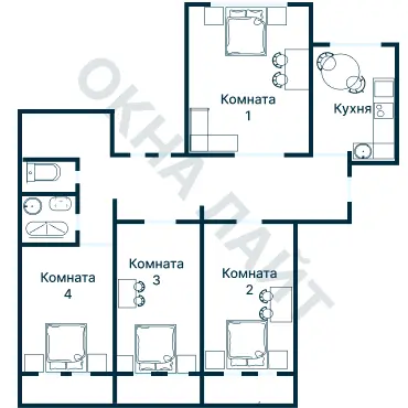 Планировка 3753