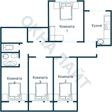 Планировка 3756