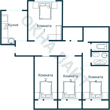 Планировка 3757