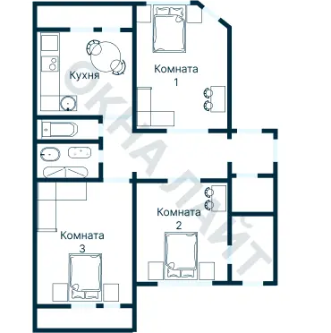 Планировка 3887