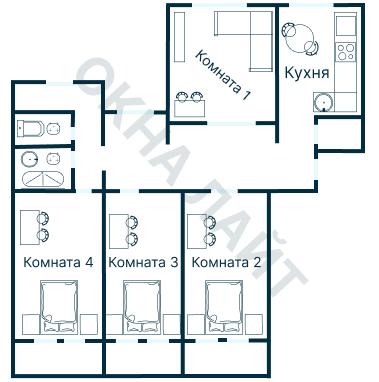 Планировка 3947