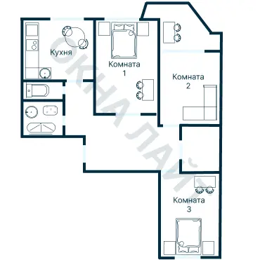 Планировка 3986