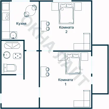 Планировка 1580