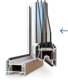 Двусторонняя ламинация ПВХ окон