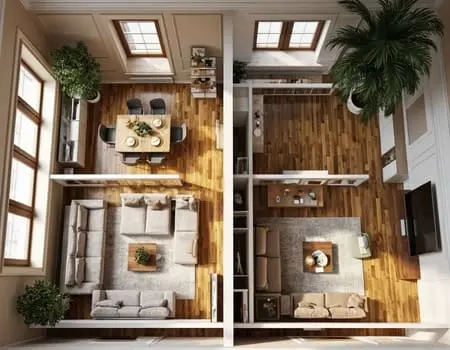 Остекление 2 комнатной квартиры планировка