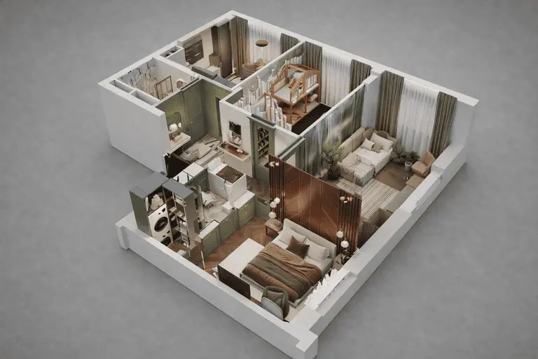 Остекление трех комнатной квартиры, планировки