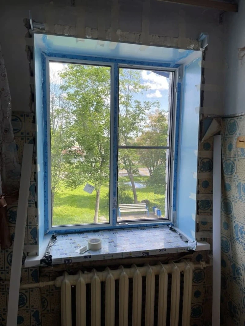 Установка новой конструкции в дер.Лыткино