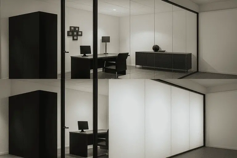 Смарт стекло в офисе