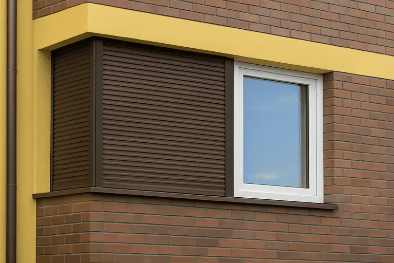 Рольставни на окнах квартиры — защита от взглядов и уличного шума