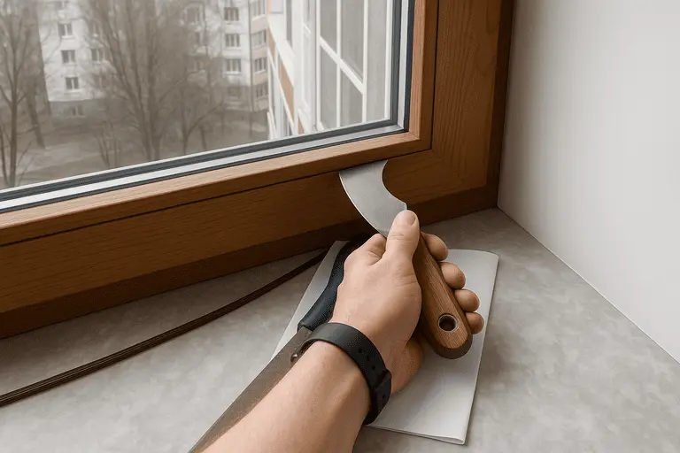 Как снять штапик с пластикового окна