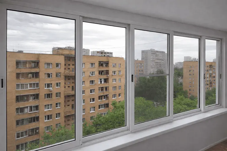 Холодное алюминиевое окно