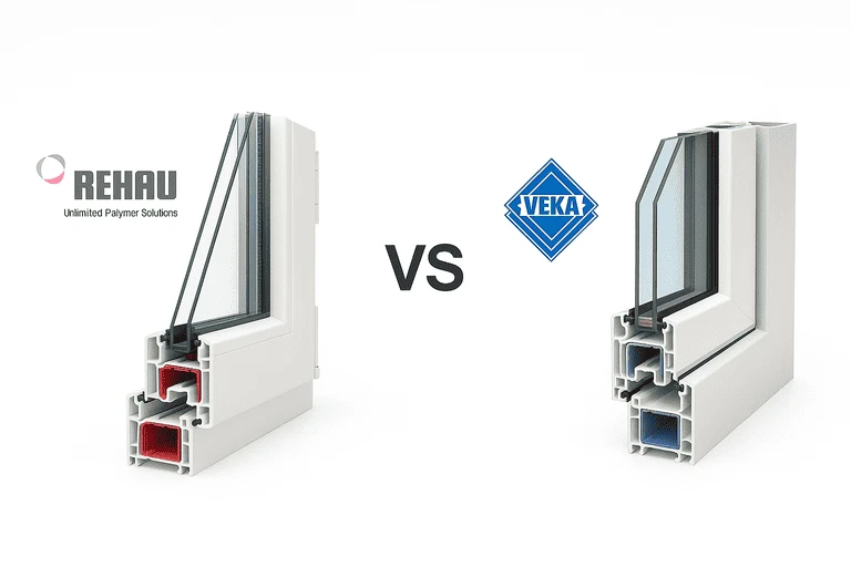 Оконные профили Rehau и Veka — сравнение конструкций пластиковых окон