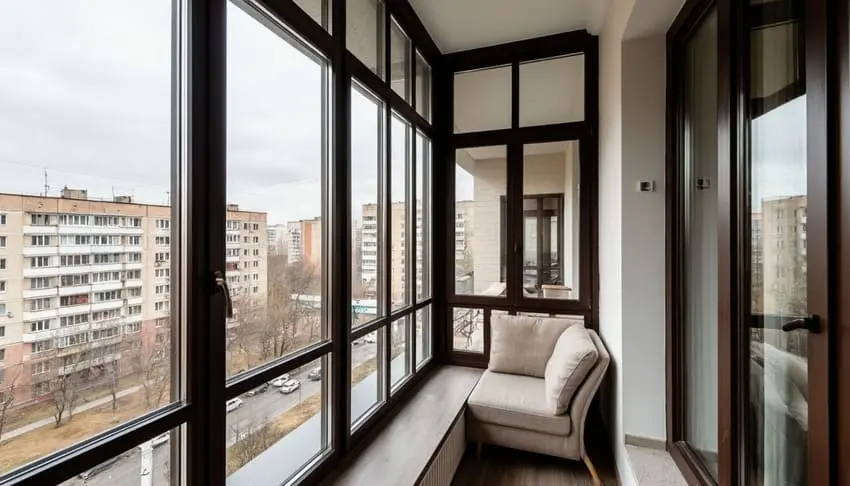 Теплое остекление балкона и лоджии