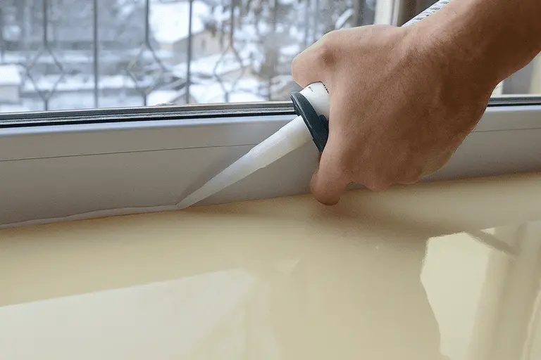 Завершающие работы герметиком