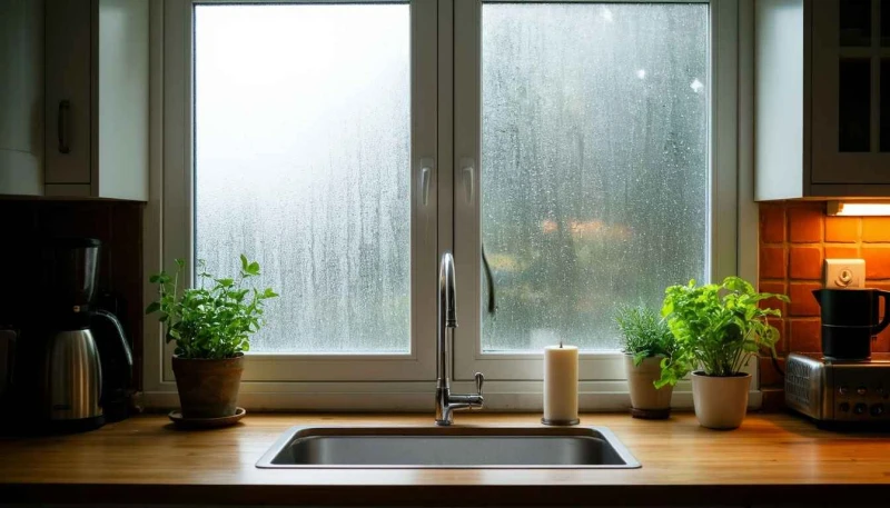 Вода на подоконнике - причины