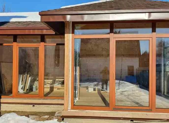 Деревянные окна в дом Деревянные окна в пол