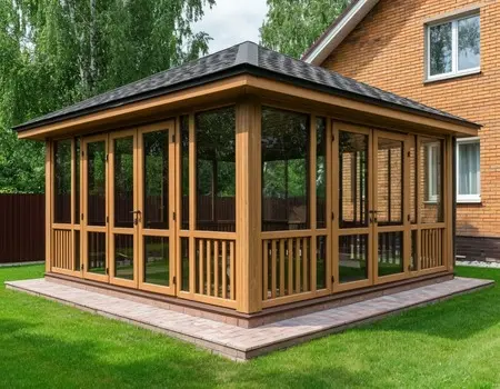 Остекление беседок