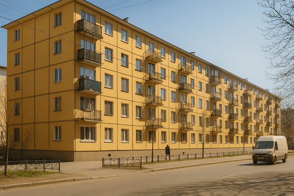 Остекление домов серии Хрущевка