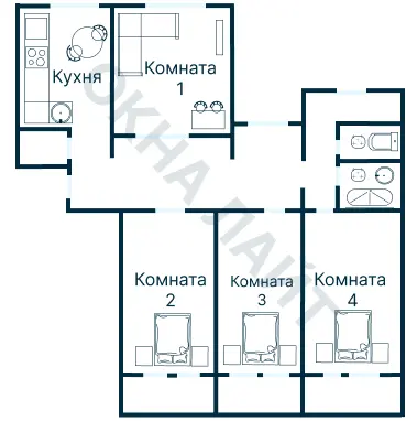 Планировка 1009