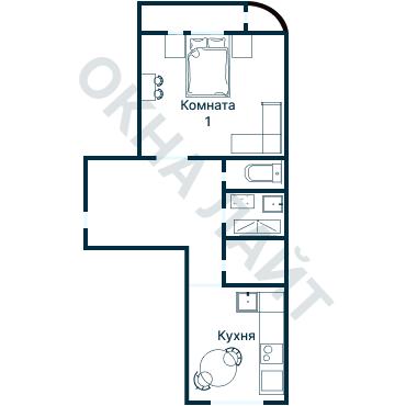 Планировка 1034