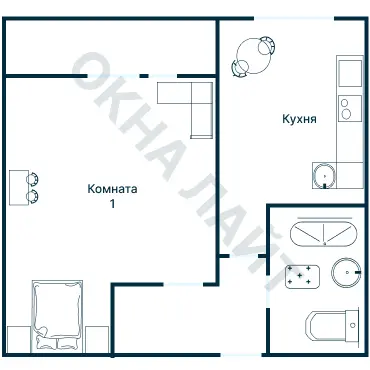 Планировка 1043