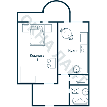 Остекление планировки 2115 дома ГМС-2001