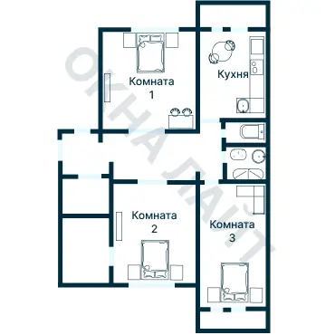 Планировка 1447