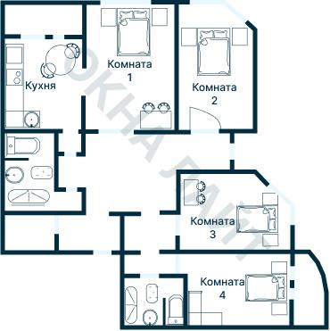 Планировка 1454