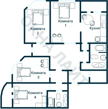 Планировка 1455