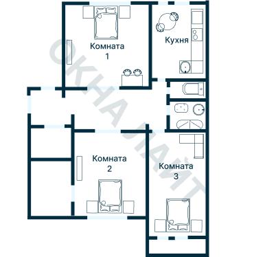 Планировка 1456
