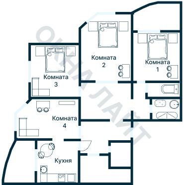 Планировка 1460