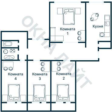 Планировка 1474