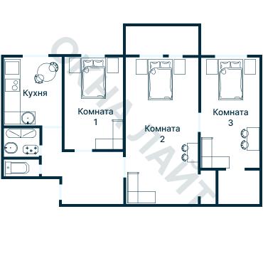 Планировка 1480