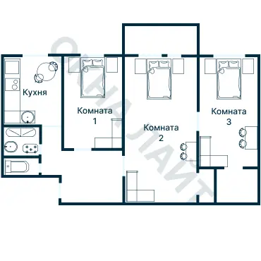 Планировка 1480