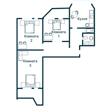 Планировка 2208